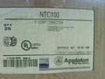  Appleton NTC100 1" Rigid Compression Conduit Connector Image