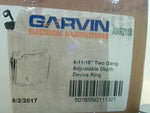  Garvin AMR211B 4-11/16" Two Gang Adjustable Depth Device Ring ( Image