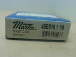  Martin 40BS16 1 1/8 Roller Chain Sprocket 16 Teeth With Keyway Factory Sealed Image