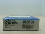  Martin 41BS15 3/4 Bored To Size Sprocket Roller Chain 15 Teeth  Factory Sealed Image
