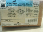  Cooper Crouse-Hinds TP579 4-11/16" Square Cover Plaster Ring 5/ Image