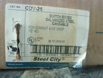  Thomas & Betts CDV-25 Switch Boxes (19 PCS) Galvanized Steel Ga Image
