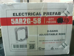  Orbit 5AR2G-58 2 Gang Adjustable Ring Use With 4-11/16" Square Image