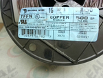  Encore 16GA TFFN Stranded Brown Fixture Wire 500FT Copper Factory Sealed Image