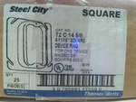  Thomas & Betts 72 C 14 5/8 4-11/16" Square Device Ring Raised 5 Factory Sealed Image