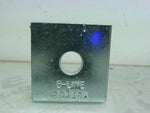 Eaton B-Line B201ZN Square Washer (50 PCS) 7/16" Hole 3/8" Bolt Image