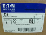  Crouse Hinds 739 1" 90 degree Angle Connector (5 PCS) Image