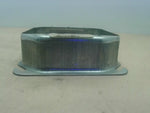  Thomas & Betts 52 C 21 Galvanized Steel Outlet Box Cover 4" Squ Image
