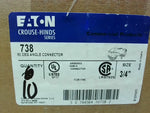  Crouse-Hinds 738 90 Degree Connector 3/4" (10 PCS) Image