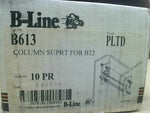 Cooper B-Line B613 Column Support Brackets (10 Pairs) Image
