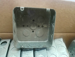  Crouse-Hinds TP548 Square Box 4-11/16"x1-1/2" Deep 1/2"-3/4" K. Image