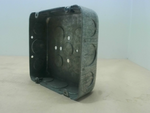  Crouse-Hinds Square Outlet Box 4-11/16"x1-1/2" Deep 1/2-3/4 Ko' Image