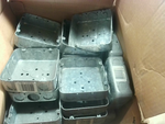  Crouse-Hinds Square Outlet Box 4-11/16"x1-1/2" Deep 1/2-3/4 Ko' Image