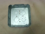  Crouse-Hinds TP548 Square Outlet Box 4-11/16"x1-1/2" Deep 1/2-3 Image