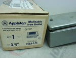  Appleton FSLA-1-75 Flush Device Box 3/4" w/ Cover Image