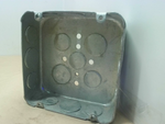  Crouse-Hinds TP-548 Square Outlet Box 4-11/16"x1-1/2" Deep 1/2-3 Image