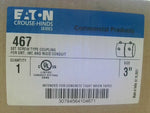  Eaton Crouse-Hinds 467 3" Set Screw Type Coupling For EMT IMC A Image