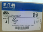  Eaton Crouse-Hinds 456 2-1/2" Set Screw Type Box Connector For Image