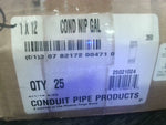  Conduit Pipe ERMC-S 3XA5 Galvanized Steel 12" Long Fitting Pipe Image