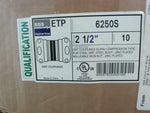 EGS 6250S EMT 2-1/2" Compression Coupling (10 PCS) Zinc Plated Image