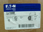  Crouse-Hinds LL100M 1" Form 5 Conduit  Body (10 PCS) Factory Sealed Image