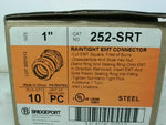  Bridgeport 252-SRT Raintight 1" EMT Conduit (10 PCS) Straight C Image