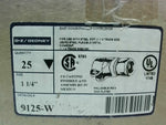  OZ-Gedney 9125-W 1-1/4" EMT Combo Coupling (25 PCS) Factory Sealed Image
