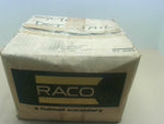  Hubbell Raco 757 4" Square Cover Raised 1" Open With Ears (25 PCS)- Factory Sealed Image