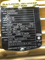  Baldor EJPM2333T 15HP AC Motor 1765rpm 254JP Frame 230/460VAC 3PH Image