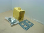  Hubbell HBLPOB1D Portable Outlet Box For 2 Devices Nonmetallic Image