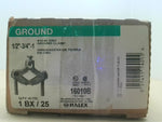  Halex 16010B 1/2"-3/4"-1 Ground Clamp (25 Pcs) Factory Sealed Image