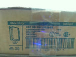  Steel City 52C185/8-23 (25 Pcs) 4" Square Device RIng For Two D Factory Sealed Image