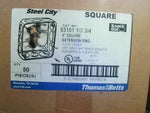 Steel City 53151 1/2" & 3/4" (50 Pcs) 4" Square Extention Ring Image