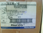  Thomas & Betts 72 C 501 1/2 (10 Pcs)  Galvanized Steel Tile Wal Factory Sealed Image