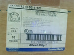  Thomas & Betts 72 C 53 1 1/2 (10 Pcs) Galvanized Steel Tile Wal Factory Sealed Image