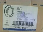  Thomas & Betts 54 C 3 (25 Pcs) 4" Round Ring Open Centers Raise Factory Sealed Image
