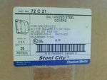  Thomas & Betts 72 C 21 (25 Pcs) Galvanized Steel Covers 4-11/16 Factory Sealed Image