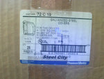  Thomas & Betts 72 C 19 (24 Pcs) Galvanzied Steel Covers 4-11/16 Image