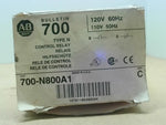  Allen Bradley 700-N800A1 Type N Control Relay Series C Image