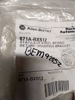  Allen Bradley 871A-BXS12 Stainless Steel Spring Return Monting  Factory Sealed Image