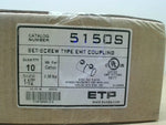  ETP 5150S Set-Screw Type EMT Coupling 1-1/2" Factory Sealed Image