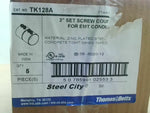  Thomas & Betts TK128A (5 Pk) 3" Set Screw Coupling For EMT Cond Factory Sealed Image
