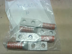 Burndy YA272TC38 (4 PCS) 3/0 AWG 2-Hole Lug Compression Connect Image