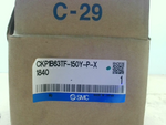  SMC CKP1B63TF-150Y-P-X1840 Pneumatic Clamp 63mm Bore x 150mm St Image