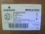  Emerson Appleton HUB200DN Conduit Hub 2" Insulated Watertight Z Image