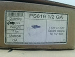  Power Strut PS619 1/2 GA (67 Pcs) 1-5/8"X1-5/8" Square Washer F Image