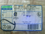  O-Z Gedney CTC-300 (5 Pcs) Rigid Tray Bond Cable Clamp Factory Sealed Image