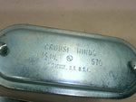  Crouse-Hinds 570 (10 Pcs) 1-1/2" Obround Cover (For Form 7 Cond Image