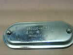 Crouse-Hinds 570 (12 Pcs) Obround Cover (For Form 7 Conduit Bod Image