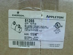  Appleton 5125S (10 Pcs) 1-1/4" Set Screw Type EMT Coupling Factory Sealed Image